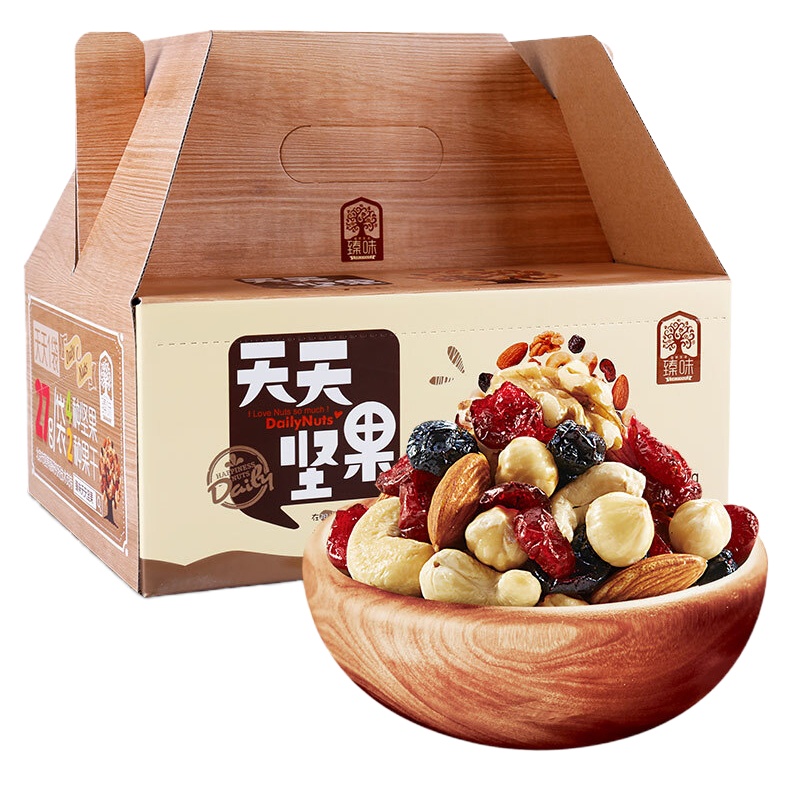 臻味 天天坚果每日坚果 SCP-10213 混合果仁成人款27g*20包 (个)