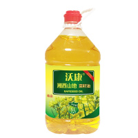 沃康湘西山地菜籽油5L非转基因物理压榨一级油菜籽油臻品清香型