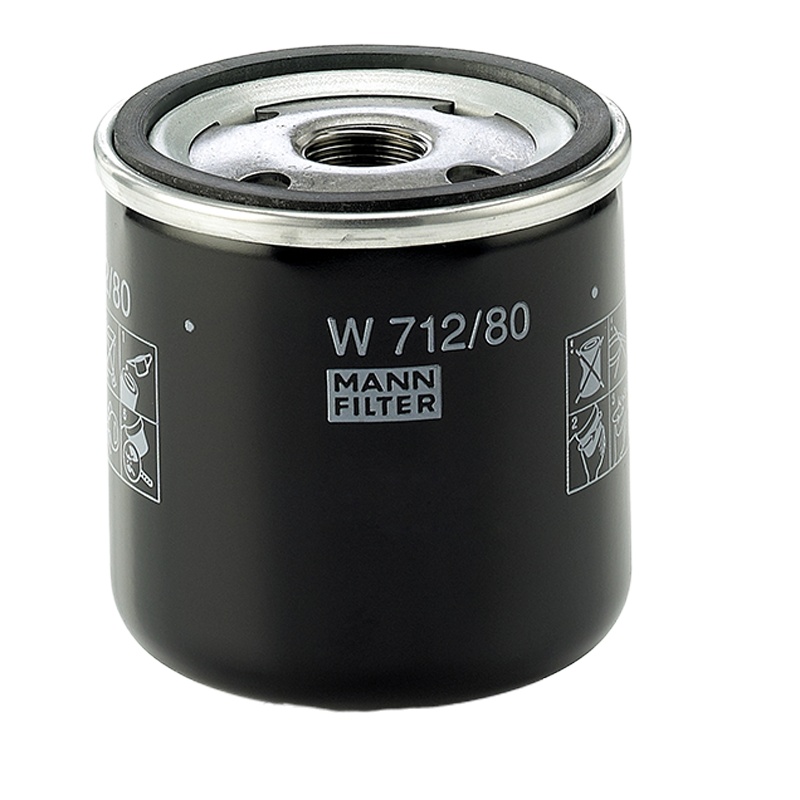 曼牌滤清器 W712/80机油格滤芯适用萨博 9-3/9-5/2000