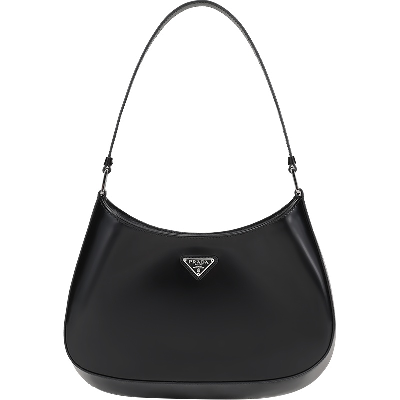 PRADA 普拉达 女士 Cleo系列皮革手提单肩包新月包 1BC499 ZO6