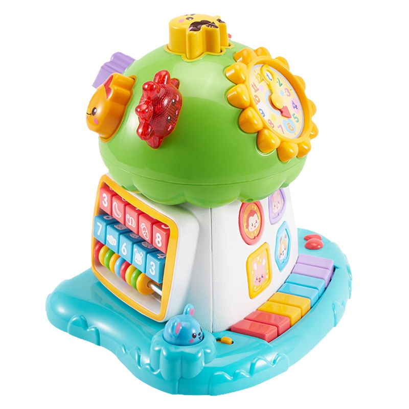 澳贝趣味智慧小树 珠算算术电子琴乐器 早教益智玩具礼物