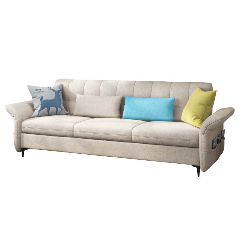 掌上明珠 布艺沙发小户型三人客厅组合家具北欧简约现代出租房套装SF-X03