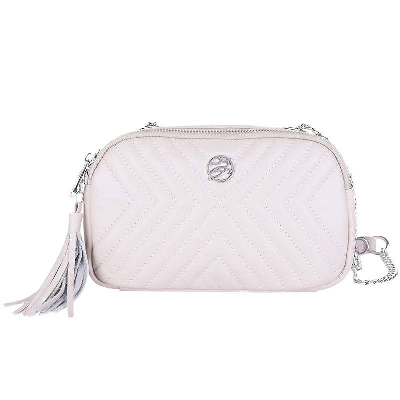 dubaolu/都宝路【头层牛皮】新品简约链条小包斜挎包单肩包女包