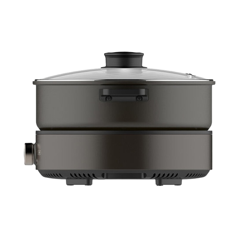 美的(Midea) DH2601 电火锅多用途锅煎煮焖烙电热锅 不粘锅4L大容量 可分离锅身旋钮控温 bd