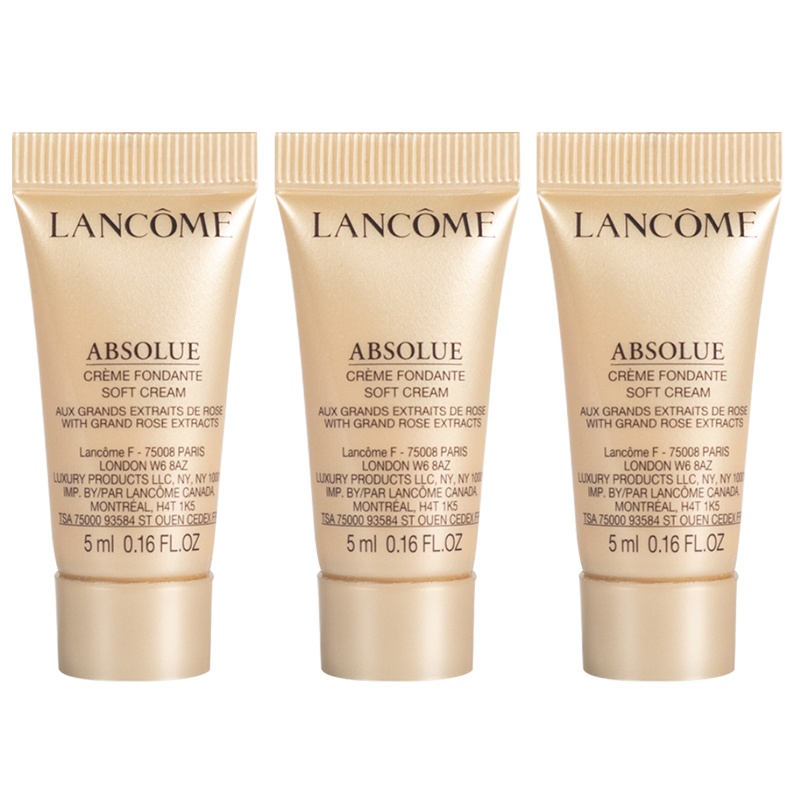 3支装|LANCOME兰蔻 菁纯面霜小样 5ml/支 滋养版/轻爽版
