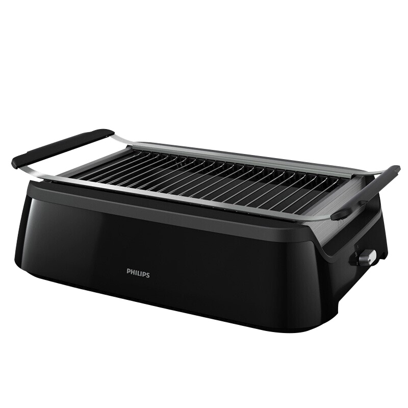 飞利浦(Philips) 室内少烟电烤炉烧烤炉电烤盘烤肉铁板烧商用家用牛排机 烧烤机HD6371/91
