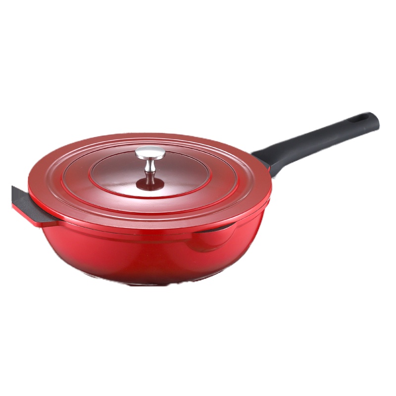 英麦斯迪奥999红煎炒锅YGSZ202128