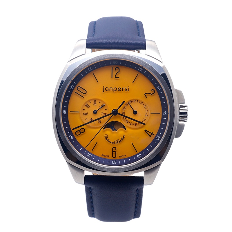 [七爷专享]印象眸 蜜蜡月相手表