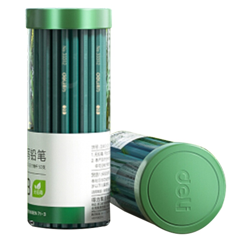 得力33413-2B 2B铅笔 六角杆学生考试绘图铅笔 书写铅笔 50支