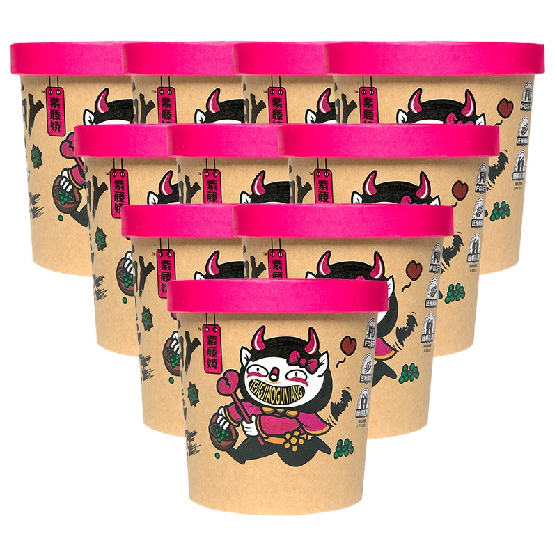 食族人 藤椒味酸辣粉 108g*10桶