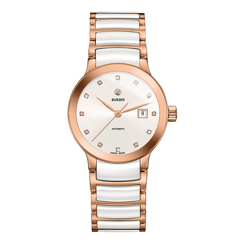 雷达(RADO)瑞士手表晶萃系列时尚休闲简约商务自动机械女士手表R30183742