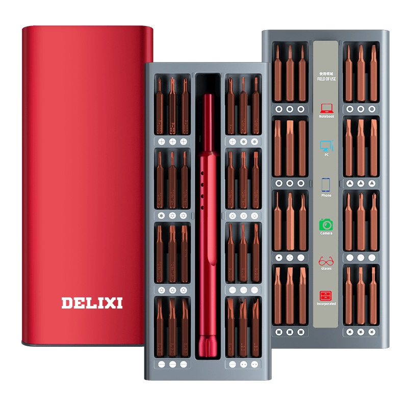 德力西螺丝刀套装手机笔记本电脑专业维修拆机清灰工具家用多功能