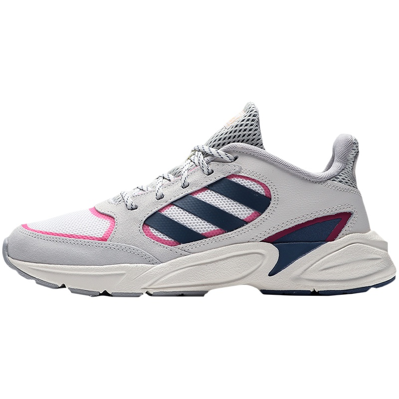 阿迪达斯女鞋休闲鞋低帮复古透气轻便跑步运动鞋EE9895