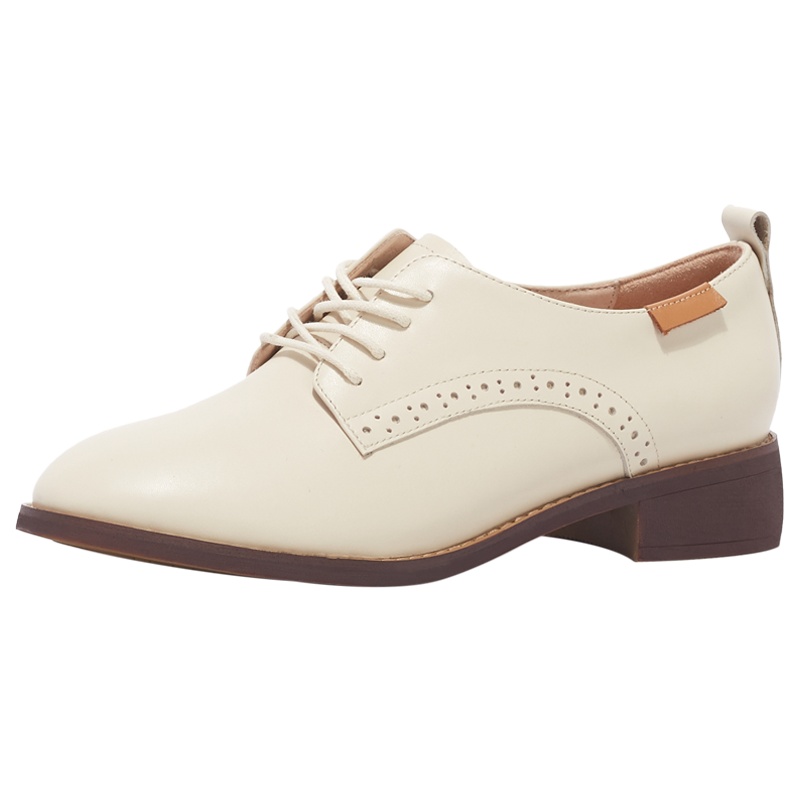 星期六(ST&SAT)中粗跟英伦风系带深口单鞋女SF03112053