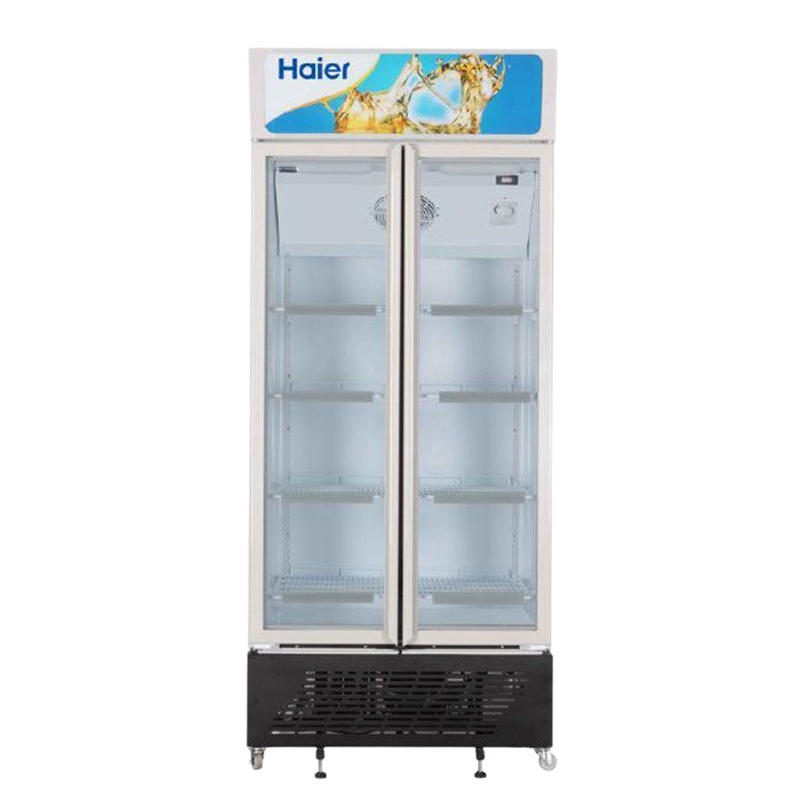 海尔冷柜SC-450G（商流）445升 立式商用展示柜 双门单温冷藏保鲜冷柜 风直冷陈列柜 饮料啤酒柜