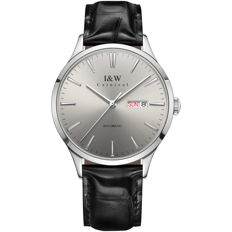 瑞士爱沃驰IW手表 男士全自动机械表 休闲时尚商务情侣表女士机械表潮流皮带腕表男表2020新款