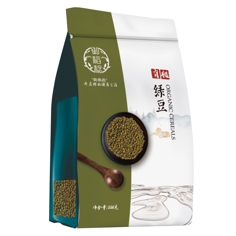 御稻稔 精选有机绿豆 东北五谷杂粮粗粮 无添加 500g