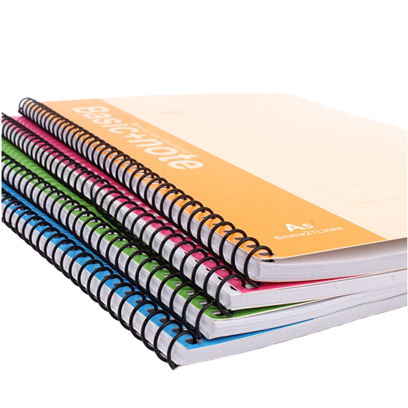 得力(deli)A5笔记本子记事本练习本学生简约软面抄作业本办公用品批发 A5/60页 7683(10本装)