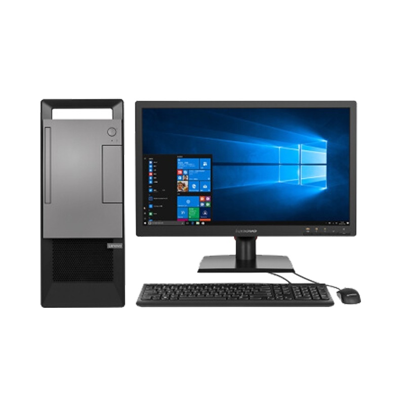 联想(Lenovo)扬天T4900台式电脑 I5-7400 8G 1T 集显 DVDRW win10 21.5寸 三年保