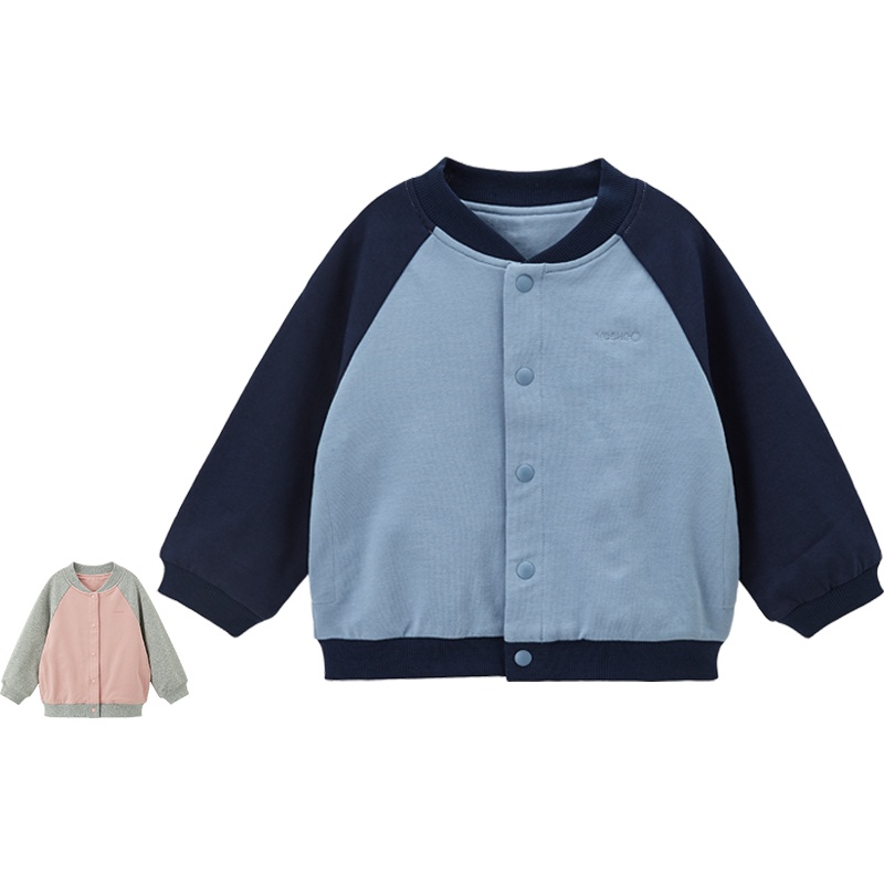 英氏儿童外套宝宝印花长袖外套2020新款秋装YRWBJ30287A01