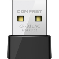 COMFAST CF-811AC双频650M迷你黑苹果USB接口无线网卡 MAC系统随行网卡 台式笔记本接收 发射器
