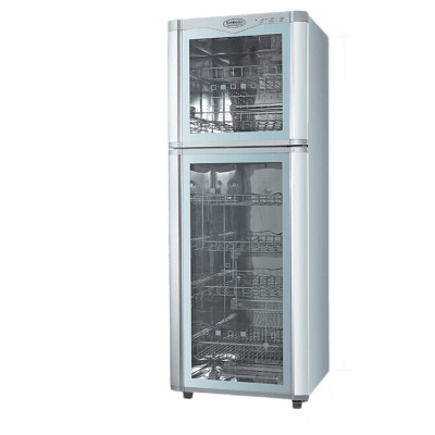 康宝(Canbo)RTP350D-5 消毒柜 双门立式 商用餐厅饭店酒店 咖啡厅会议厅大容量 餐具茶杯碗柜 二星级 银色