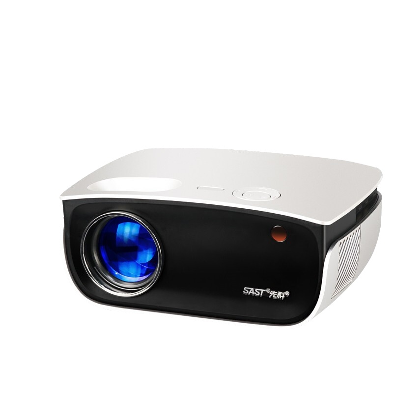 先科(SAST)C7 投影仪网课高清智能语音投影机1080p无线WIFI手机投影投影仪酒店名宿高清投影送简易幕布+支架