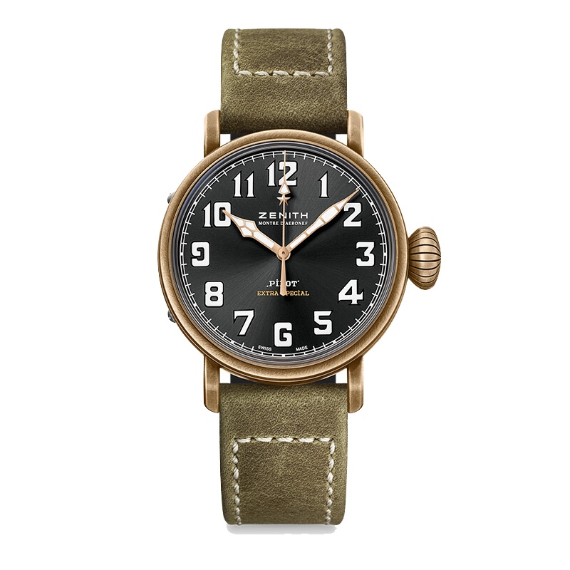 Zenith真力时飞行员系列Type 20特别版自动机械男表29.1940.679/21.C800