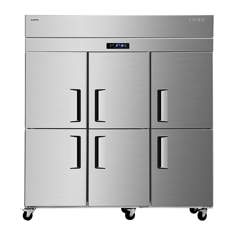 澳柯玛(AUCMA) 厨房冰箱VF-1357XG 冷冻商用六门冰箱6开门大容量冷柜饭店后厨冷藏冷冻展示柜食品厨房储藏箱