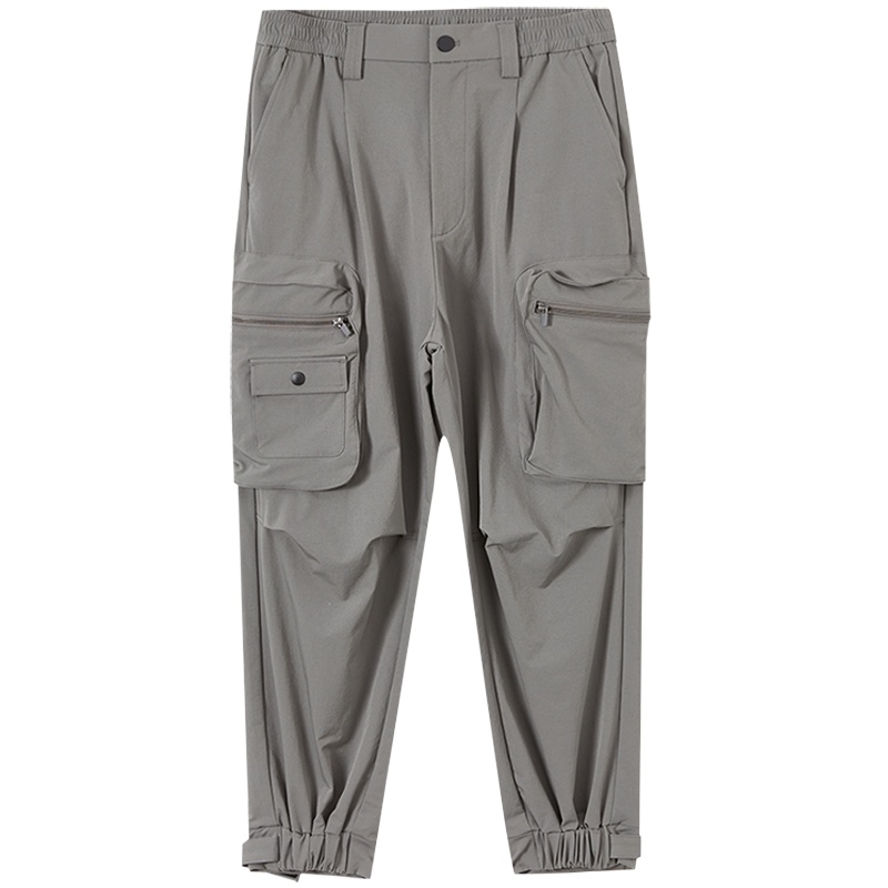 美特斯邦威工装裤男多口袋新款冬季韩版潮流束脚机能休闲裤男