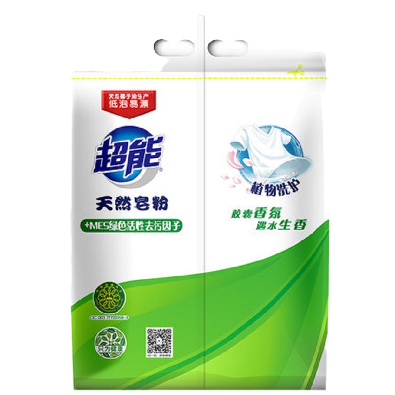纳爱斯 1.028kg超能天然皂粉(+MES绿色活性去污)