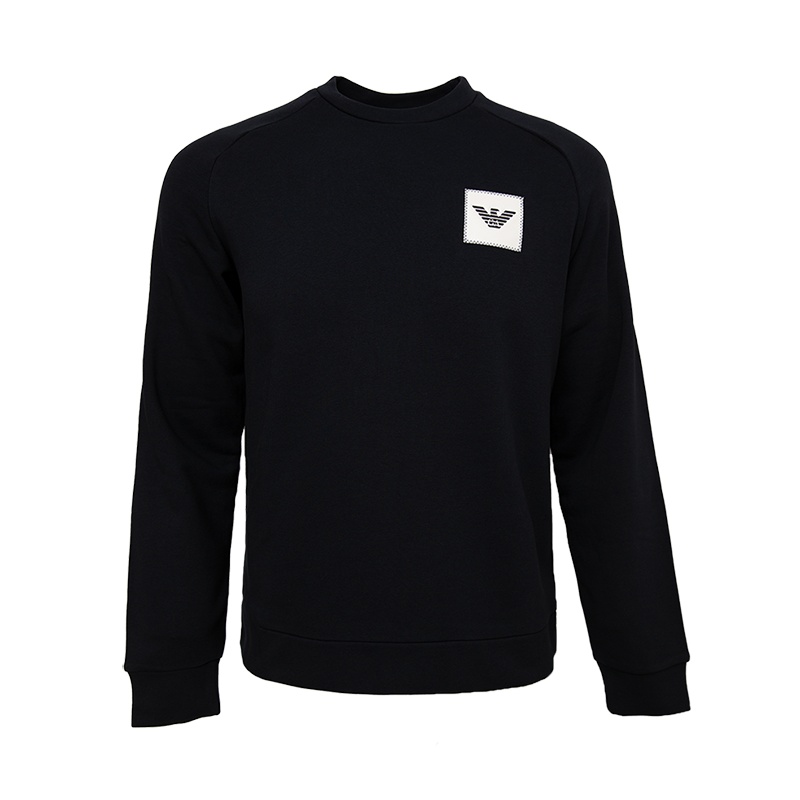 EMPORIO ARMANI 阿玛尼 男士Logo徽标印花卫衣