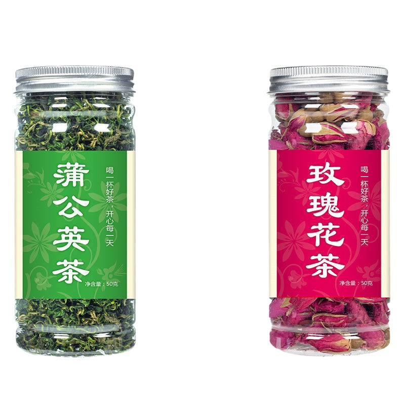 蒲公英茶蒲公英根茶蒲公英根茶叶50-500克 蒲公英+玫瑰花