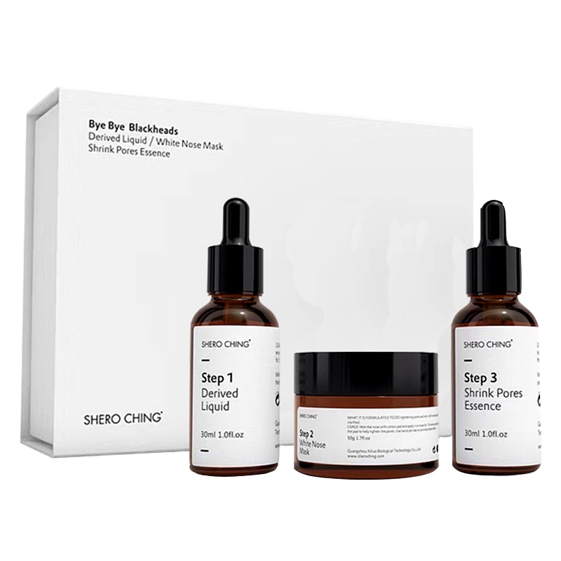 sc希罗补水保湿提拉紧致面膜SHREOCHING黑头拜拜组合粉刺去黑头三部曲收缩毛孔