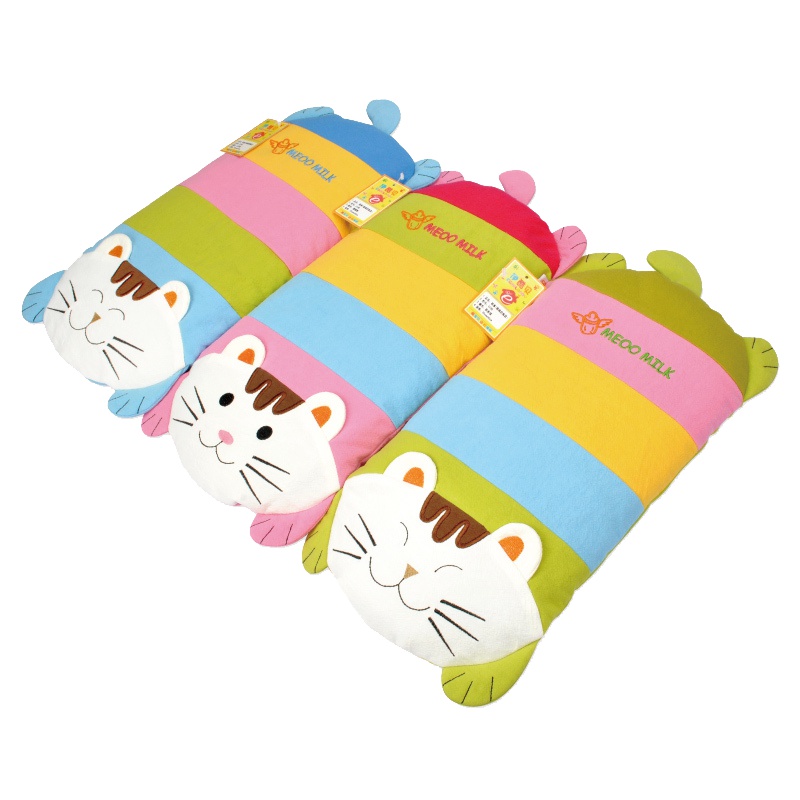 喵喵款 婴儿枕头 宝宝枕棉防偏头荞麦定型枕0-1岁