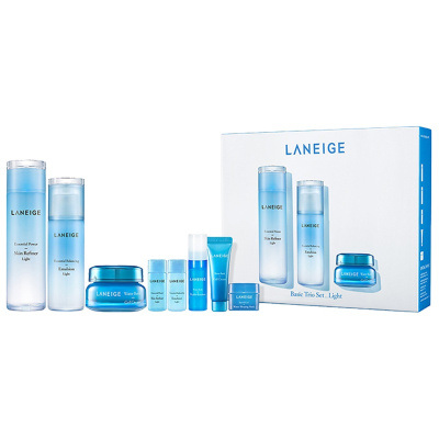 LANEIGE 兰芝 水库凝肌水乳面霜3件套 清爽型 护肤套装 435ml