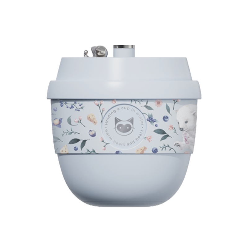 冇心liberfeel奶茶杯暖手充电宝两用小迷你随身二合一自发热手握热手usb便携式女生用10000毫安T54-多汁蓝莓