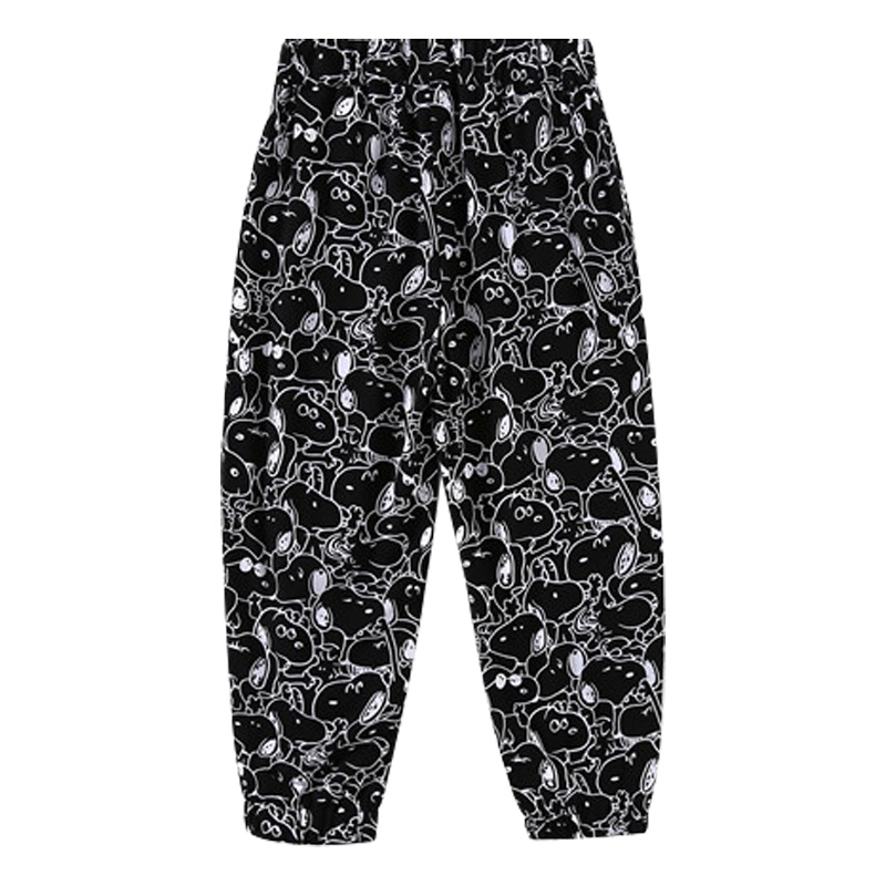 史努比春夏季儿童防蚊裤夏季薄款长裤中大童裤子男女宝宝休闲灯笼裤