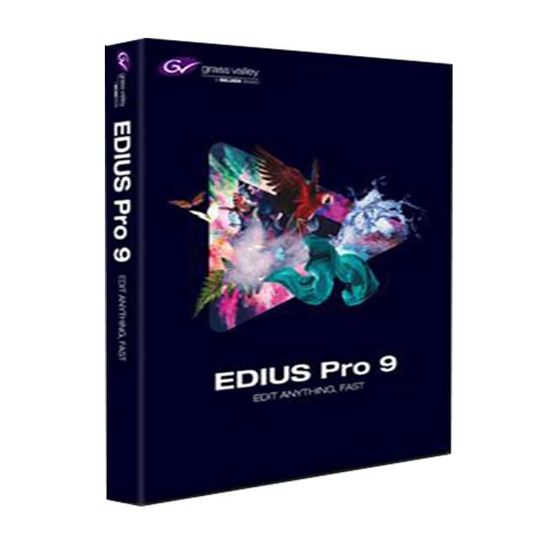 EDIUS Pro 9广播级非线性视频编辑软件Windows 64位终身授权盒装简体中文版