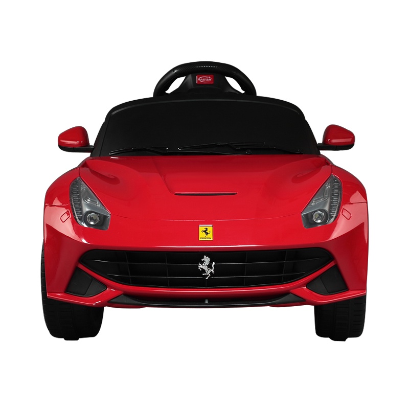 星辉（Rastar）法拉利F12儿童电动车四轮童车带遥控可坐带音乐 3-6岁宝宝玩具车81900红色