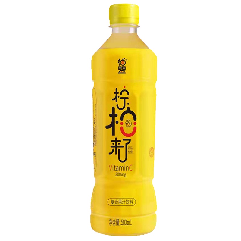 柚盟柠柚来了复合果汁饮料高含量维C降火去燥500ml/瓶