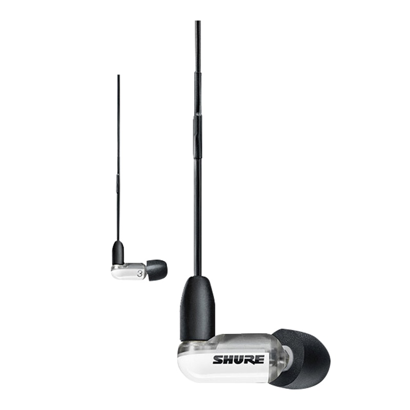 SHURE/舒尔AONIC3耳机 入耳式通用有线隔音耳机高音质耳塞 白色