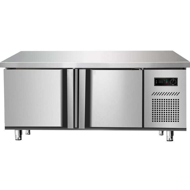 德玛仕 商用冰柜保鲜工作台操作台冷藏冷冻 1500*600*800mm TDC-15A60WG工程款双温(冷藏+冷冻)