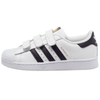 阿迪达斯ADIDAS KIDS三叶草儿童运动休闲鞋 男婴童经典贝壳头小白鞋 BZ0418