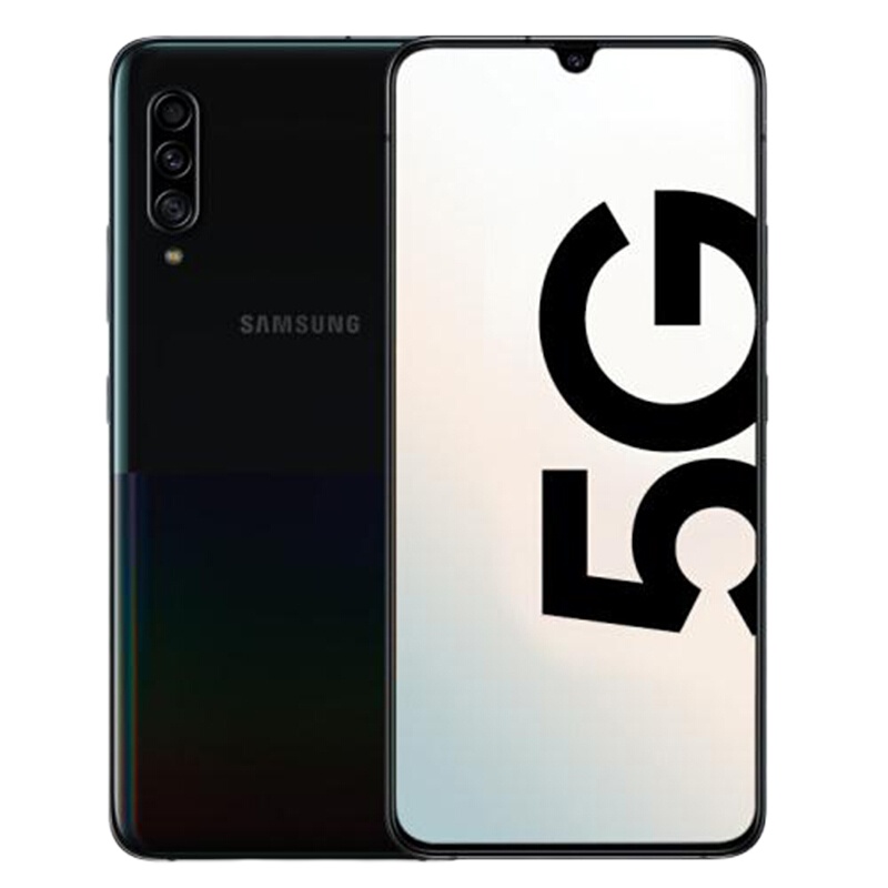 【原封】三星Galaxy A90 全网5G（SM-A9080）8GB+128GB 全息黑 骁龙855处理器 支持25W快充 支持NFC智能手机