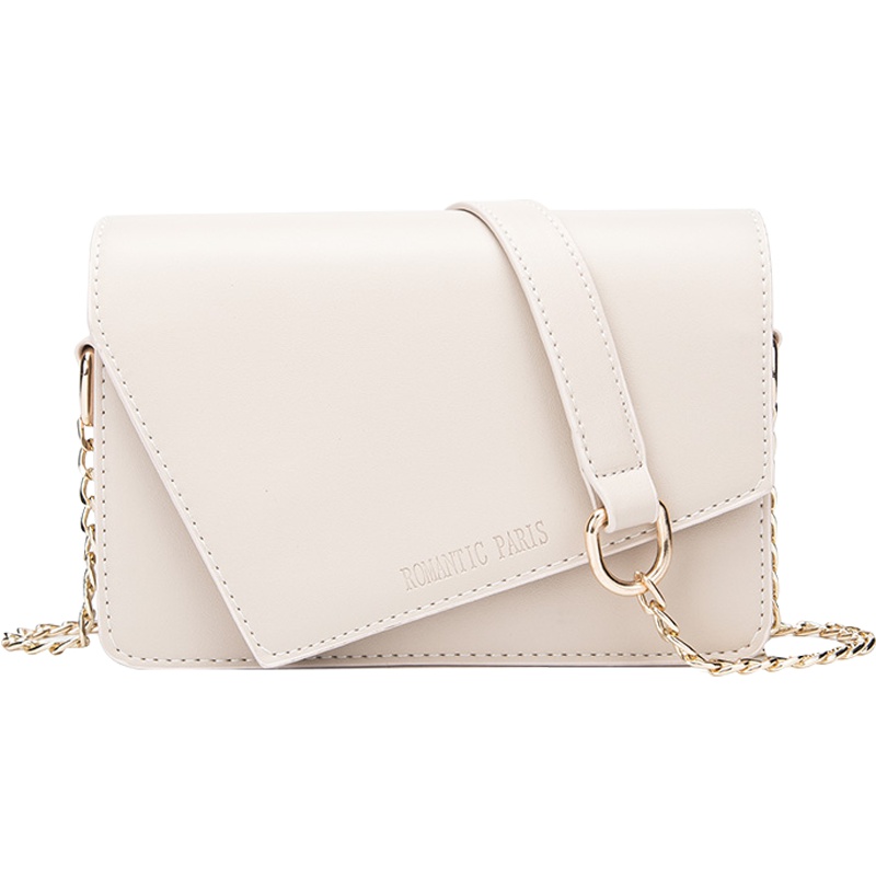 第九城（V.NINE） 斜挎包女2019新款韩版时尚百搭简约ins链条包单肩