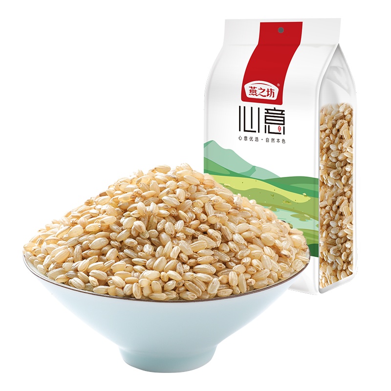 燕之坊心意糙米1kg 五谷杂粮米饭搭配粗粮