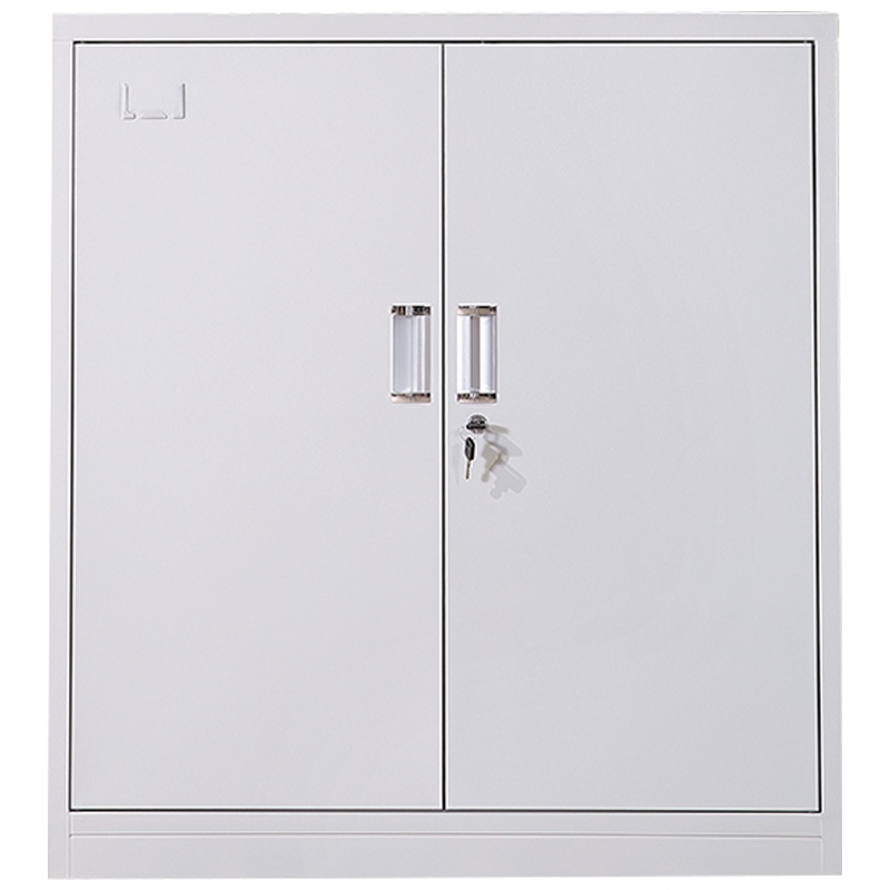 创世人 办公家具储物柜资料柜对开门矮柜文件柜凭证柜钢制铁皮柜