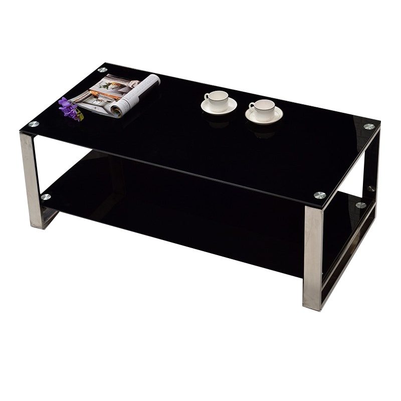 精班家具时尚简约1.2m现代风格大气黑色茶几CF-1308CJ