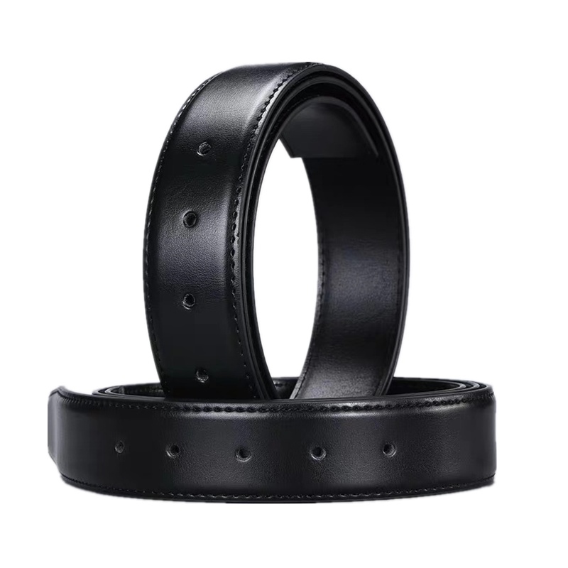 真皮牛皮针扣男士皮带身无头皮带条无扣头正品韩版潮腰带打孔